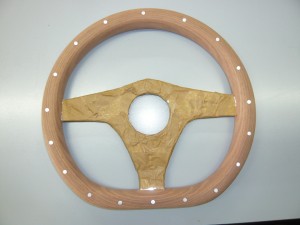 Marcos wood steering wheel